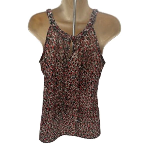 Banana Republic Women's Multi-Color Ruffle Sleeveless Tank Top Size Small - Picture 5 of 12